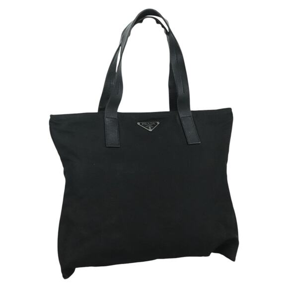 PRADA Tote Bag Nylon Black - Picture 1 of 9